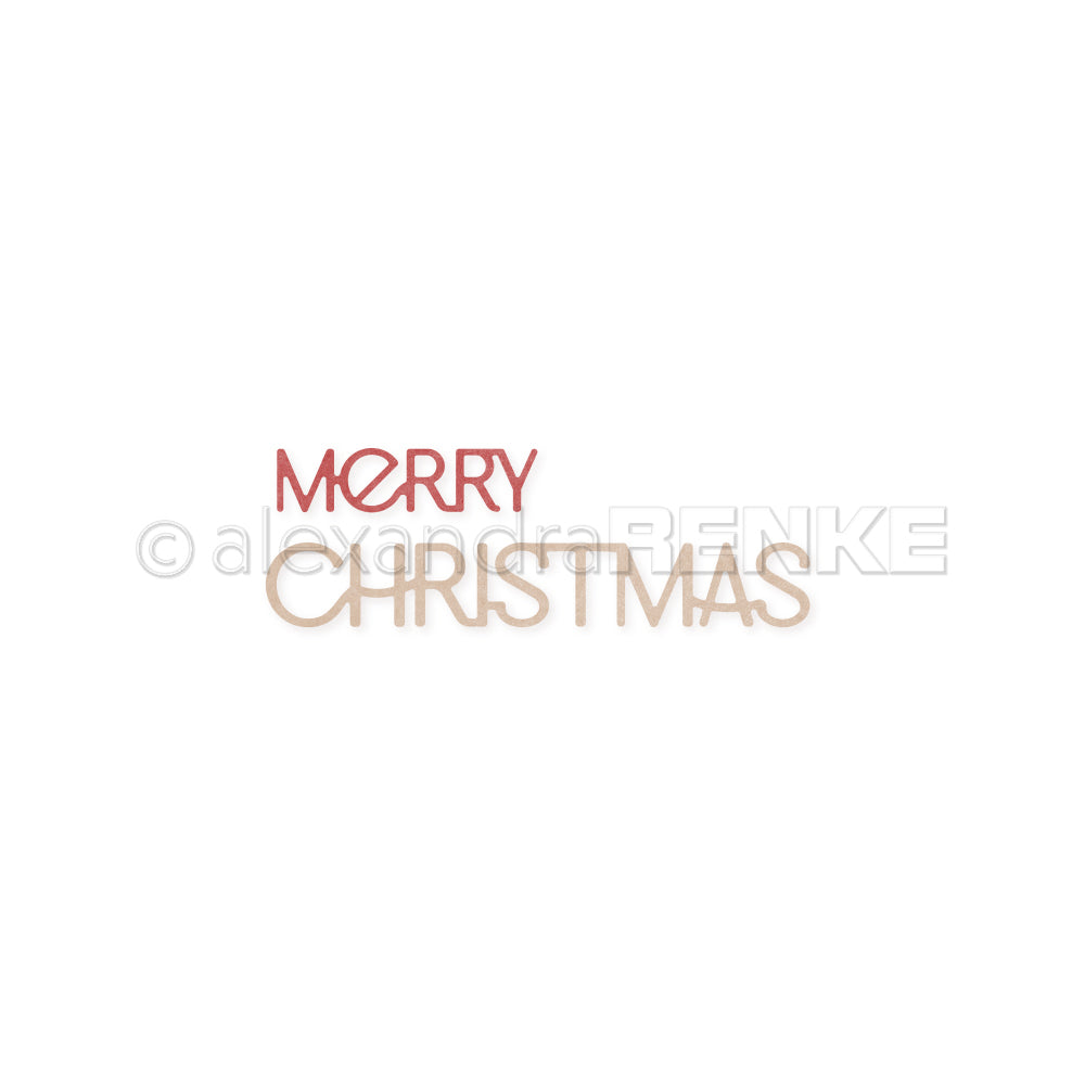 Set Fustelle "Word set Merry Christmas"- D-AR-Ty0341 - A.RENKE