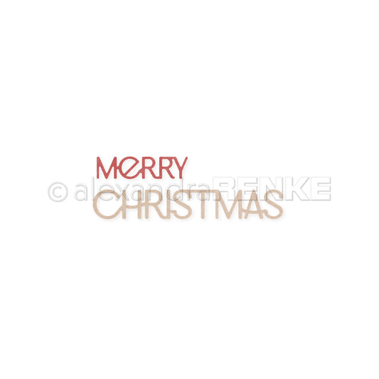 Set Fustelle "Word set Merry Christmas"- D-AR-Ty0341 - A.RENKE