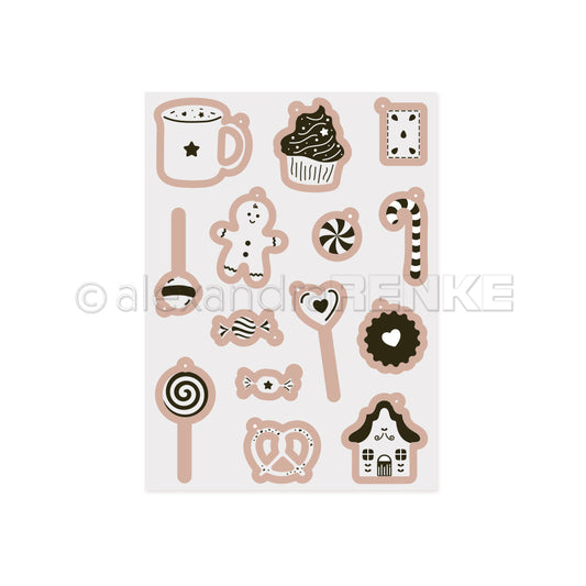 Cut & Emboss Folder 'Sweet treats' - CE-AR-W0006 - A.RENKE