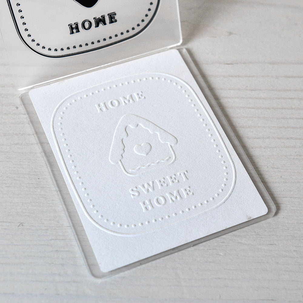 Embossing Folder 'Home Sweet Home'-  EF-AR-W0015- A.RENKE