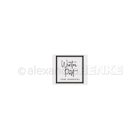 Embossing Folder 'Winterpost'-  EF-AR-W0018- A.RENKE