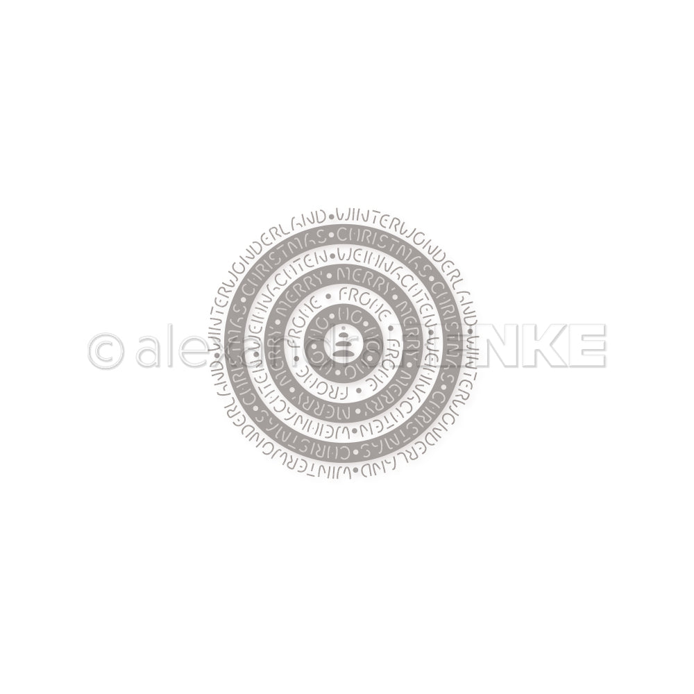 Set Fustelle 'Word Circles Christmas'- D-AR-W0150 - A.RENKE